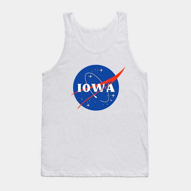 Iowa Astronaut Tank Top by kani